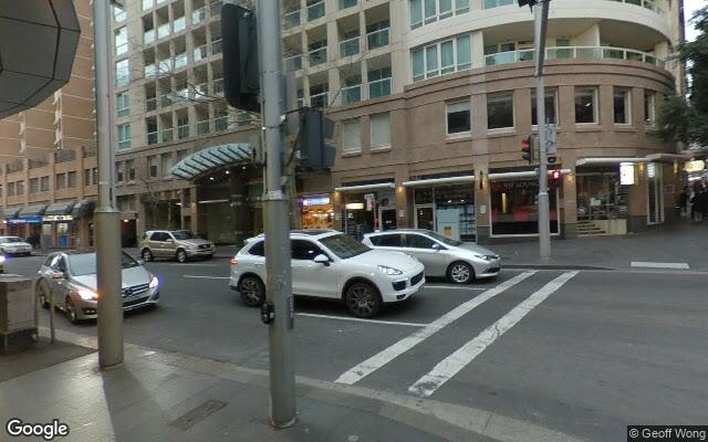 Driveway parking on Sussex St in Sydney