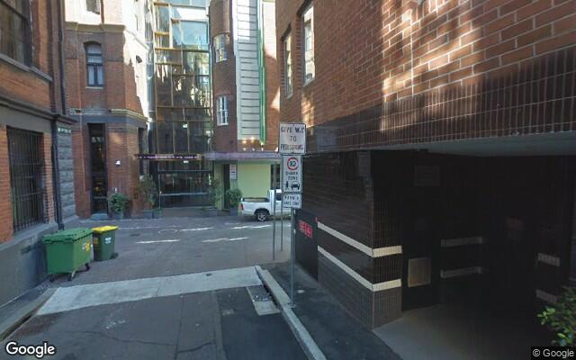 Driveway parking on Broadway in Chippendale